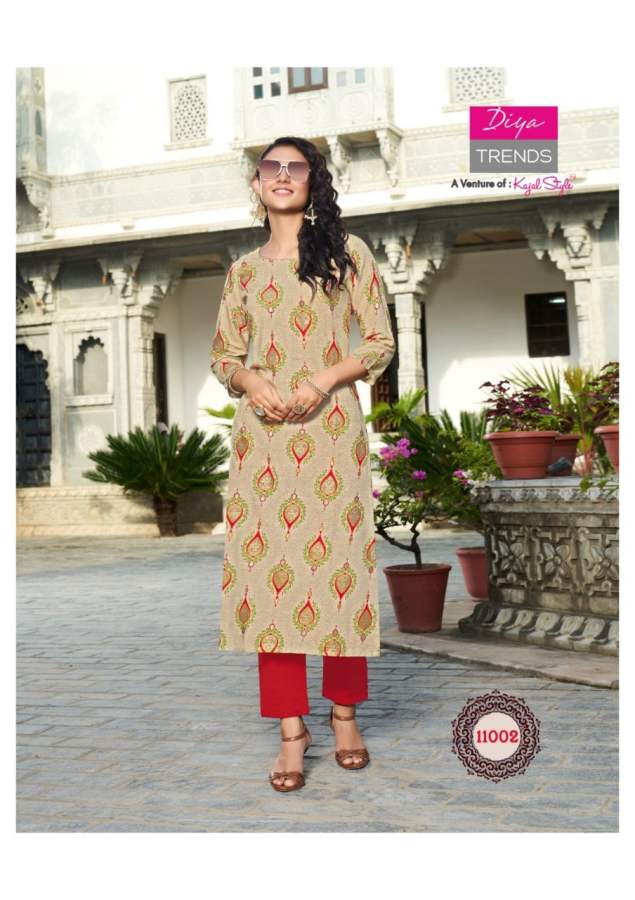 Gardencity 11 Fancy Ethnic Wear Rayon Designer Kurti Latest Collection